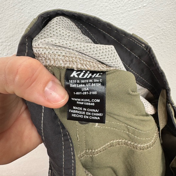 KÜHL Anika Pants Womens Size 6 Olive Green Convertible Zip-Off Cargo Hiking - Picture 7 of 7